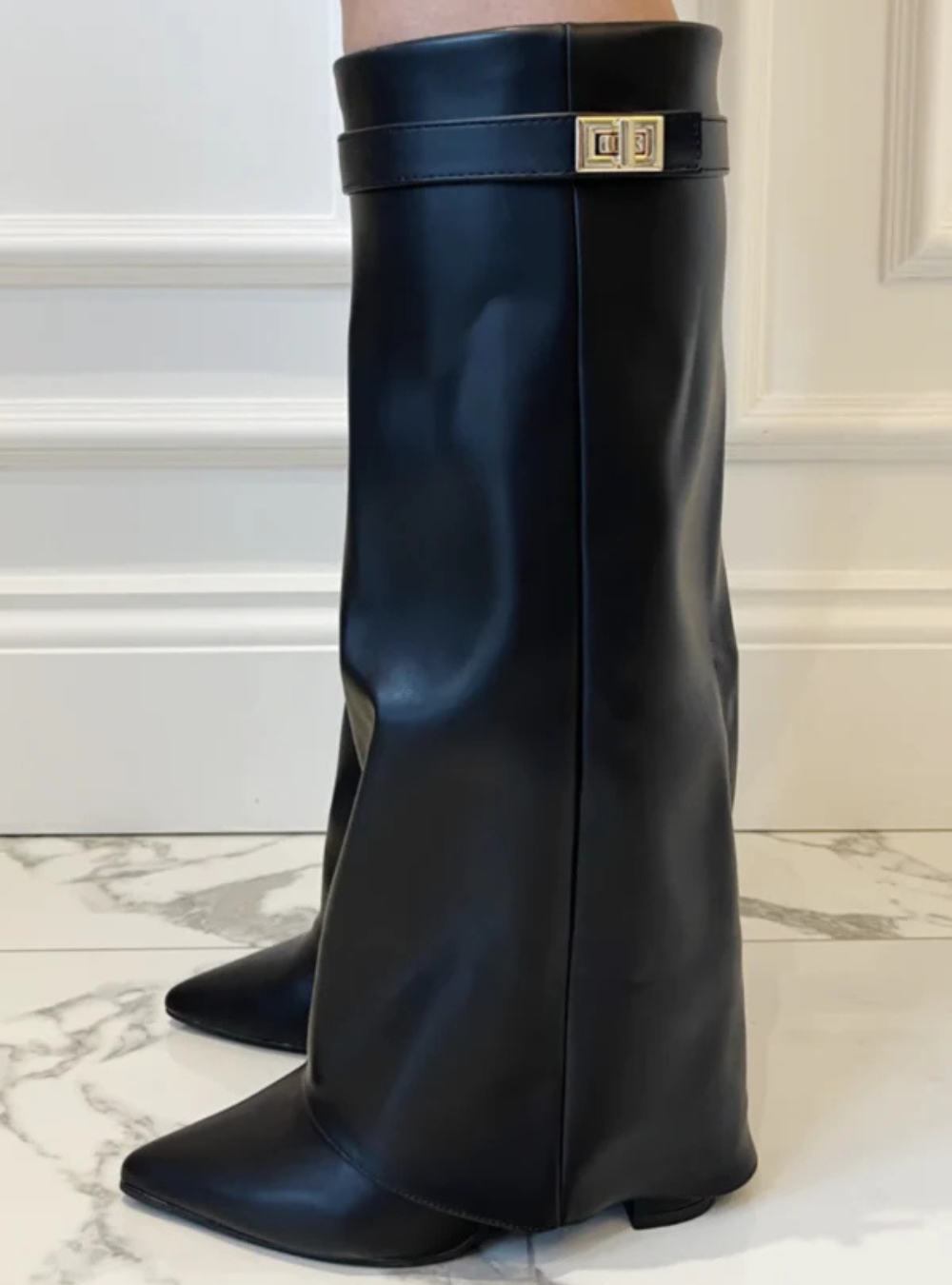 Suede Knee-High Boots Women
