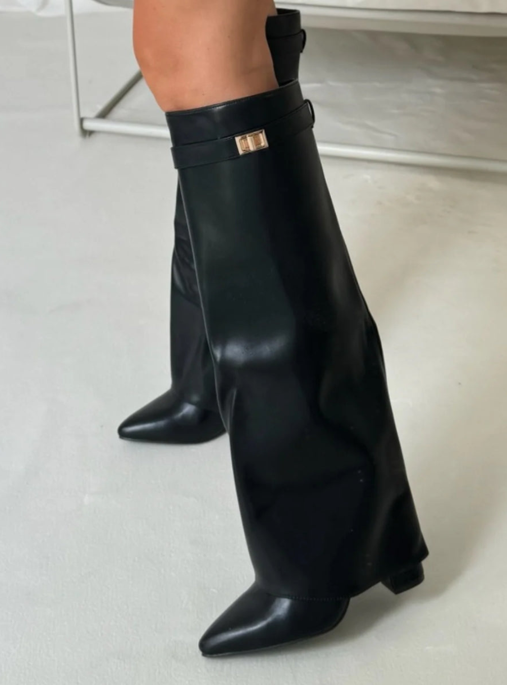 Suede Knee-High Boots Women