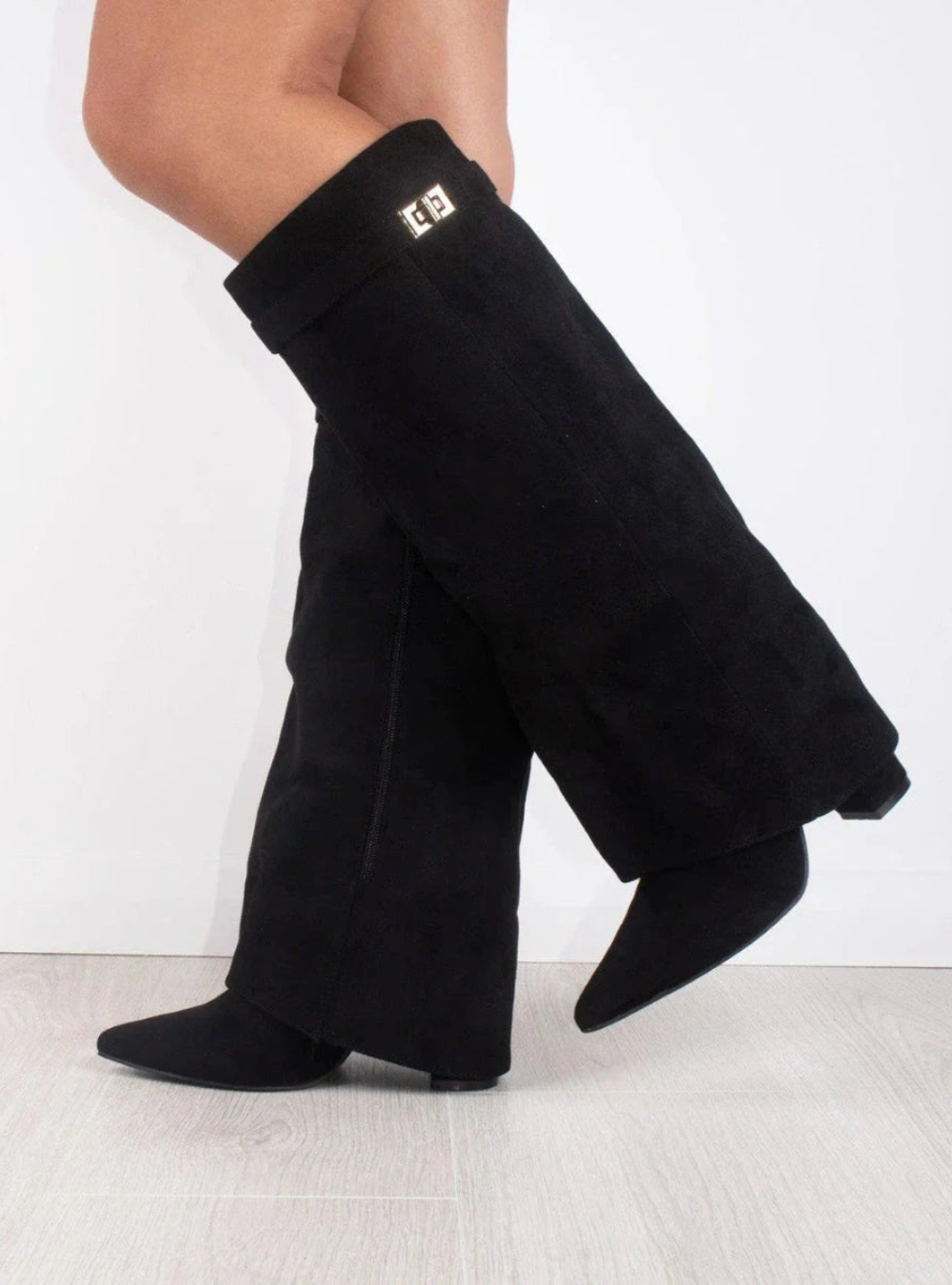 Suede Knee-High Boots Women