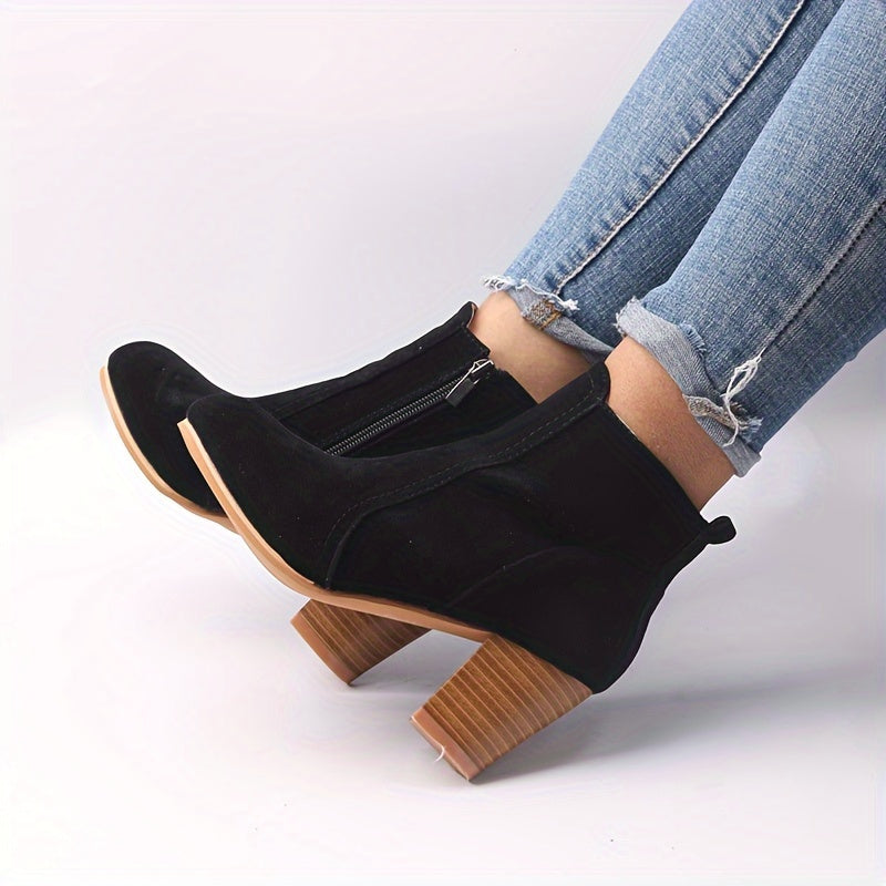 Maryline™ – Stable Heel Ankle Boots for Long-lasting Comfort