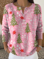 Nerea | Christmas Sweater with Buttons