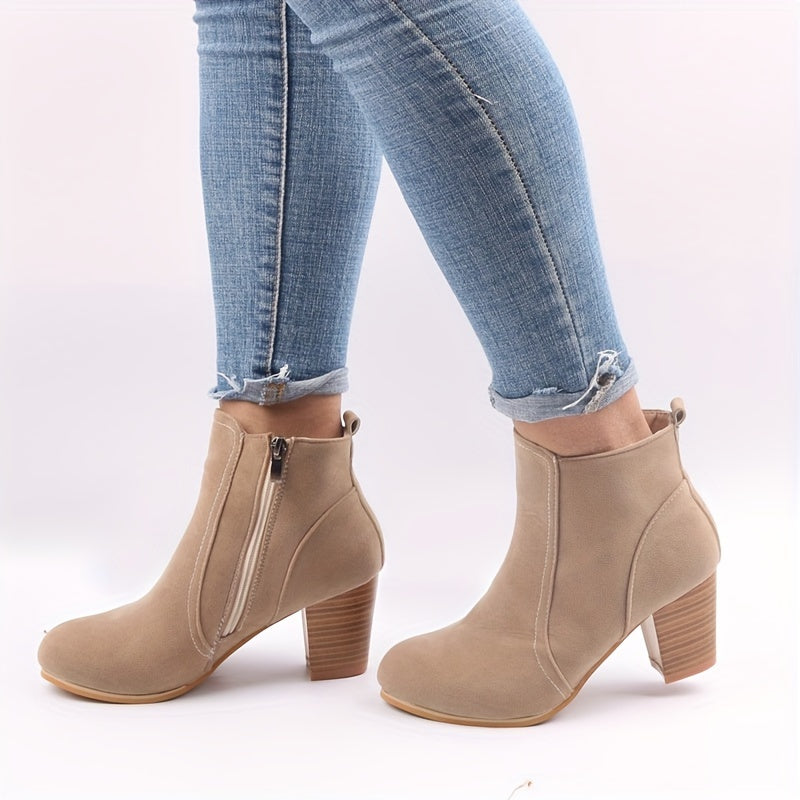 Maryline™ – Stable Heel Ankle Boots for Long-lasting Comfort
