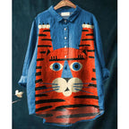 STEFANIE™ - Cat Art Shirt