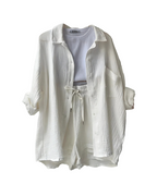 VERA™ – Modern Button-Up Shorts Set