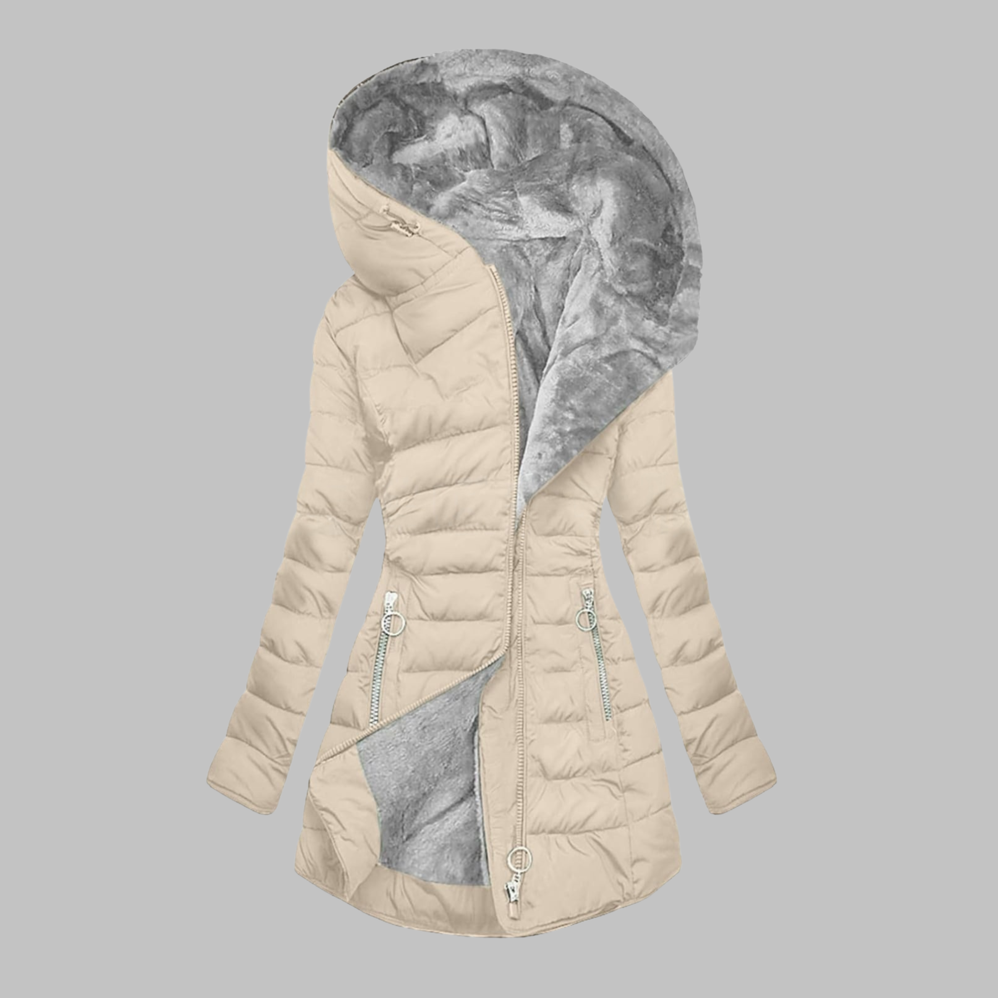 YENGE™ - Casual Slim Fit Hooded Long Sleeve Jacket