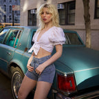 BITUIN™ – Casual High Waisted Crossover Summer Shorts