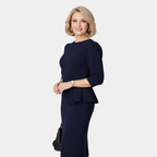 Izabela – Refined Midi Dress with Ruffles