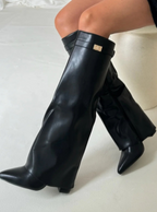 Suede Knee-High Boots Women