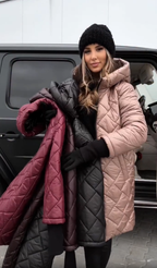 Bogna | Elegant Quilted Puffer Jacket with Hood