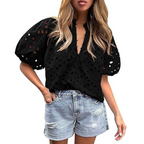 MAYUMI™ – Elegant Chic Puff Sleeve Long Sleeve Top