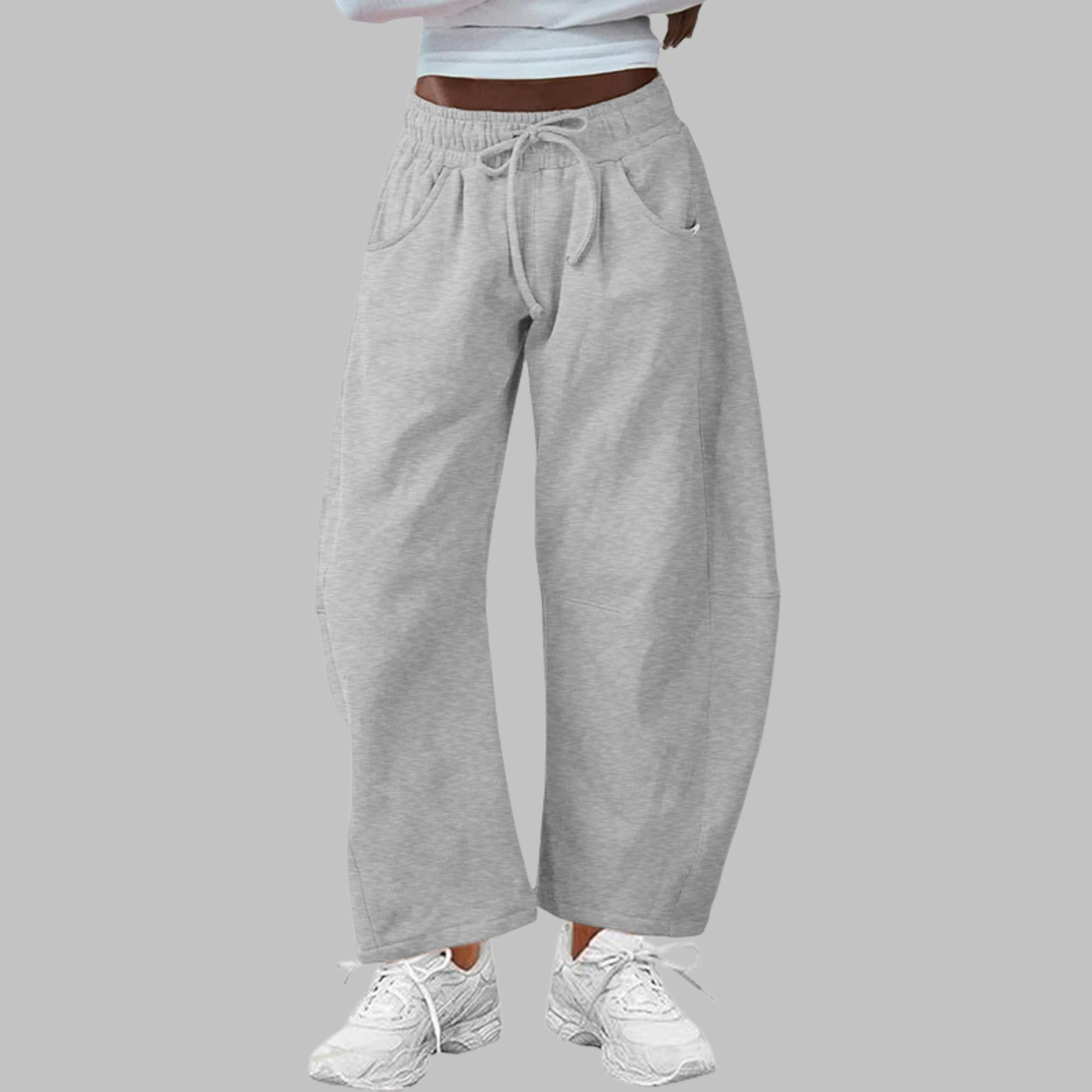 DIGMA™ - Casual Drawstring Barrel Leg Sweat Pants