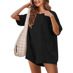 DULCINEA™ - Comfort Tee-Style Short Romper