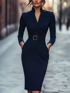 Urszula – Sophisticated Black Dress