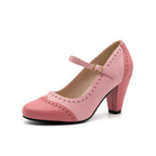 Amy™ | Elegant Two-Tone Heels with Comfortable Heel