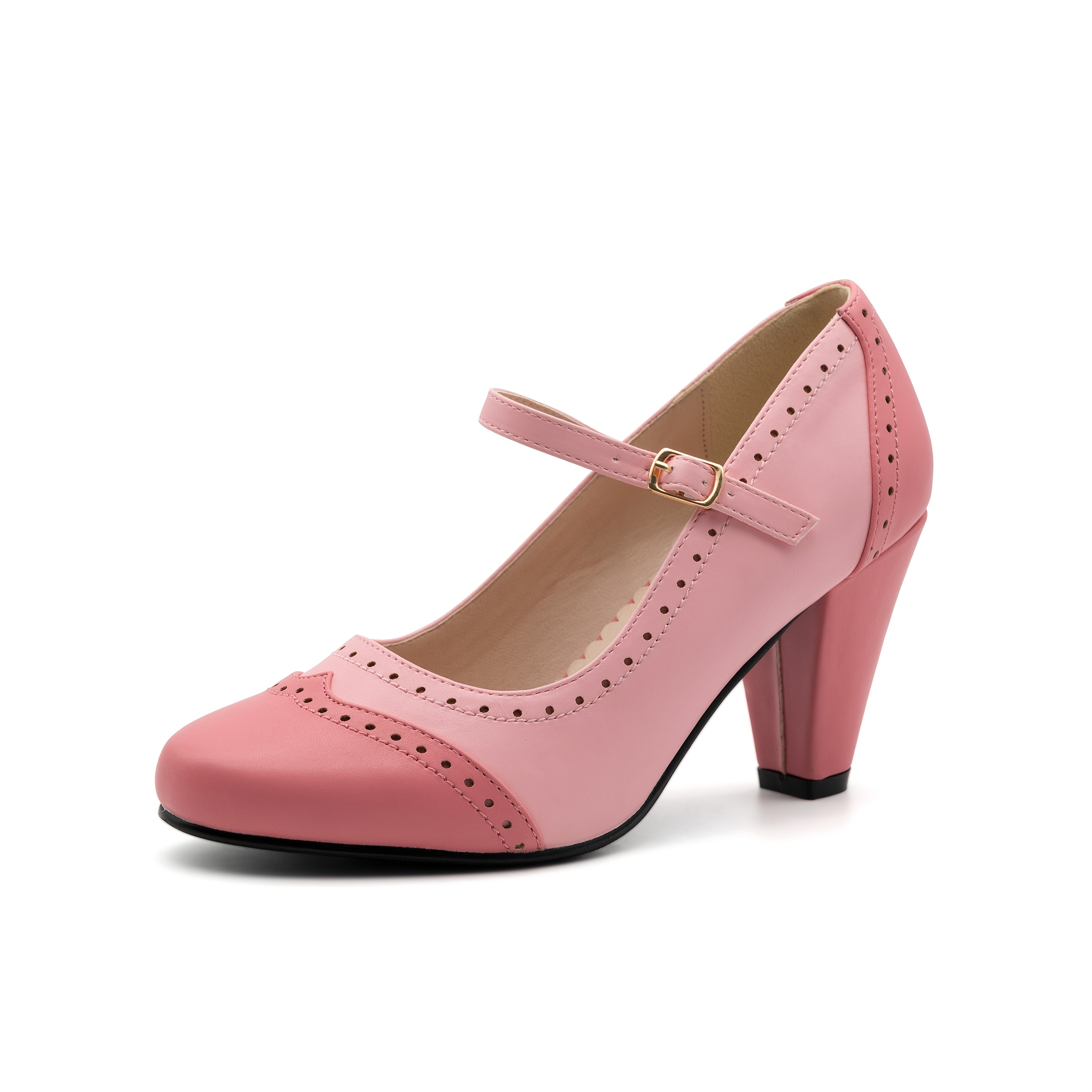 Amy™ | Elegant Two-Tone Heels with Comfortable Heel