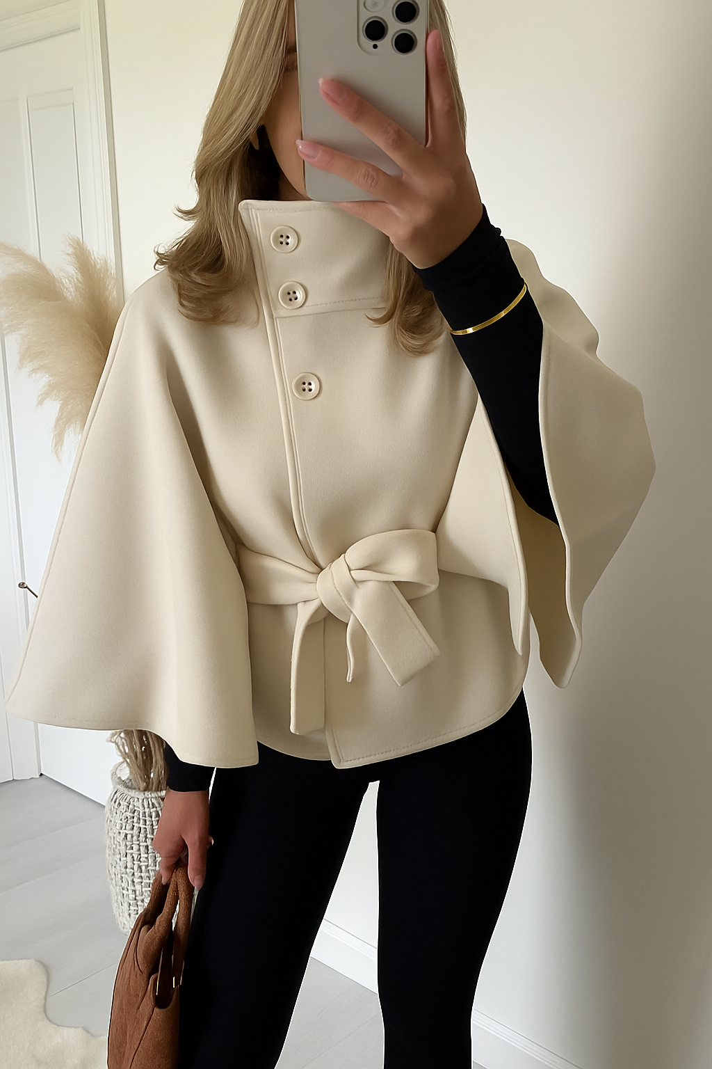 FRESH LABEL | Liv – Belted Cape Coat