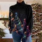 Stella – Christmas Sweater with Star Print