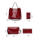Elin™ | Vintage 4-Piece Leather Bag Set
