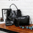 Elin™ | Vintage 4-Piece Leather Bag Set
