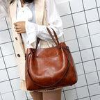 Elin™ | Vintage 4-Piece Leather Bag Set