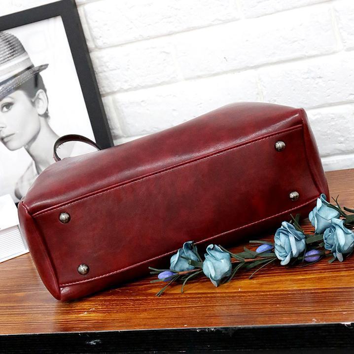 Elin™ | Vintage 4-Piece Leather Bag Set
