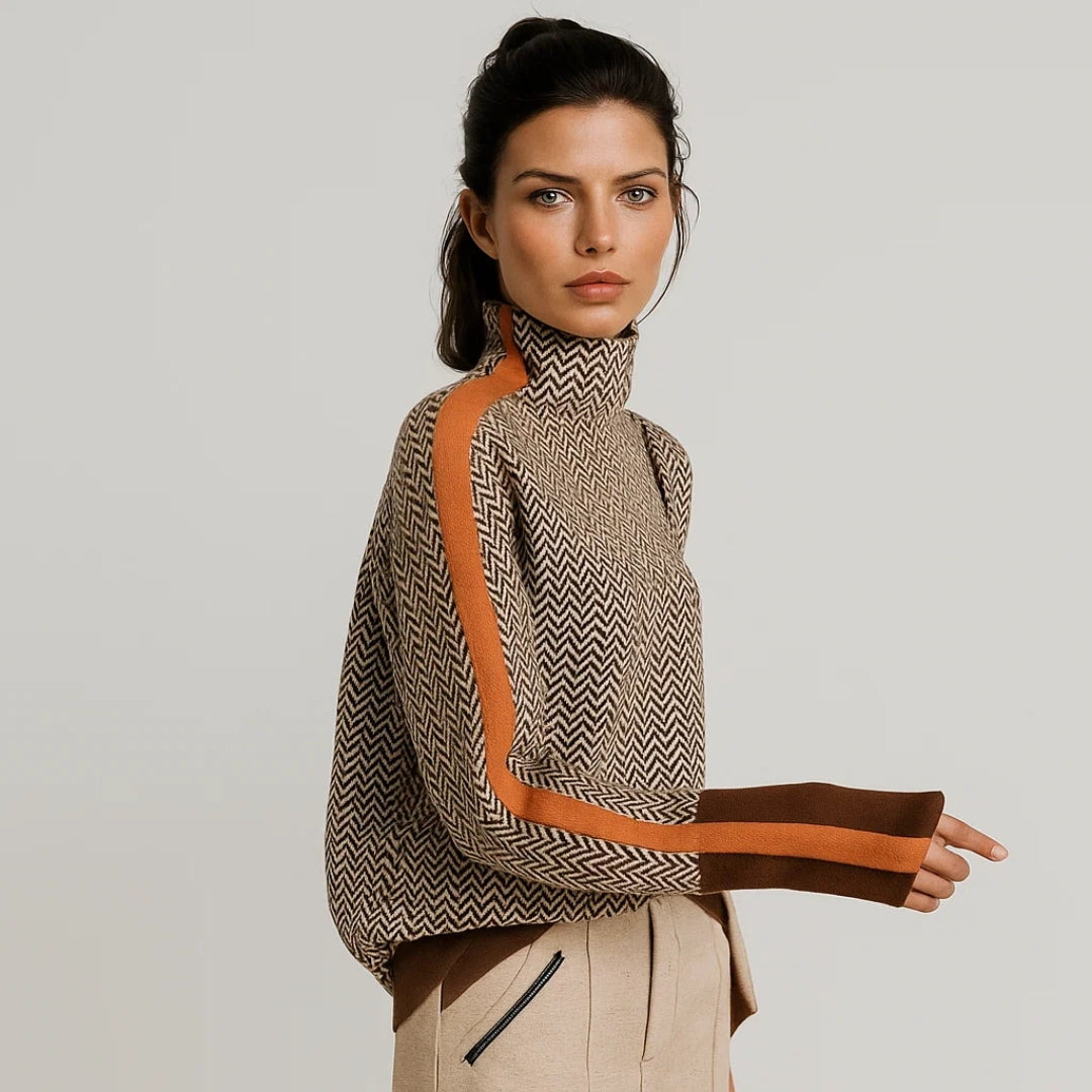 Elin | High Neck Sweater