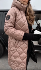 Bogna | Elegant Quilted Puffer Jacket with Hood
