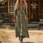 【Long-sleeved】Relaxed Vintage Dress