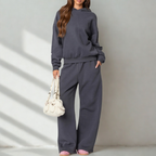 TAMINA™ - Casual Oversized Sweatshirt and Wide Leg Pants