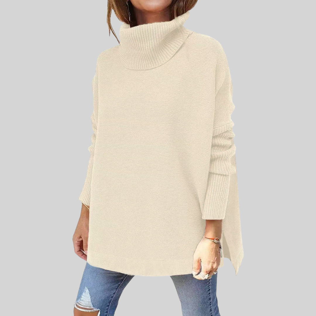 ANNELISE I Oversized Roll Neck Jumper