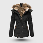 Hanne™ – Winter Jacket with Fluffy Collar and Slim Fit
