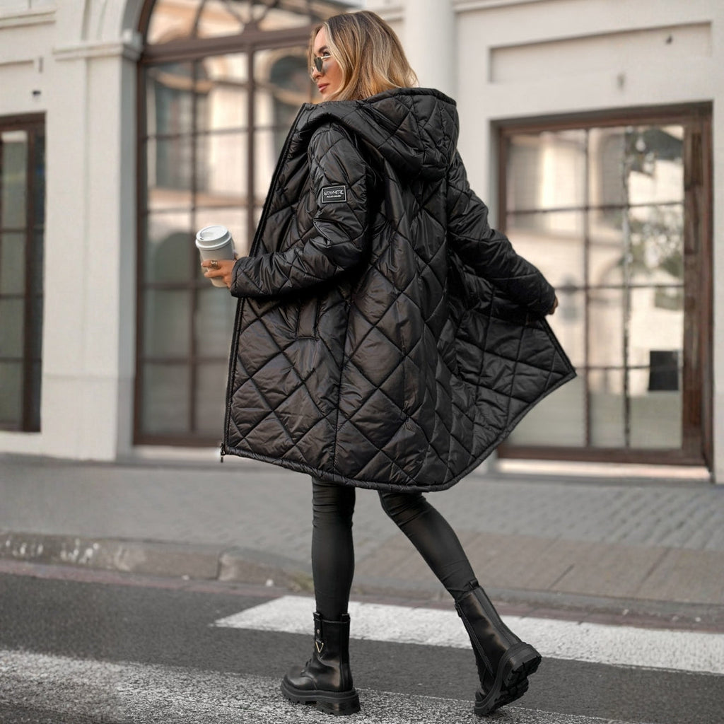 Anna | Quilted Winter Coat with Hood
