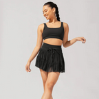 KALINDA™ - Chic High Waist Pleated Skort