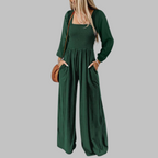 KISHA™ - Chic Loose Overall Wide Leg Jumpsuit