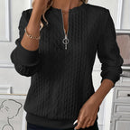 LUCIA I Zip-Up Jumper