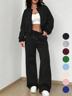 PALOMA™ – Cozy Streetwear Zip Jacket and Pants Set