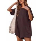 DULCINEA™ - Comfort Tee-Style Short Romper