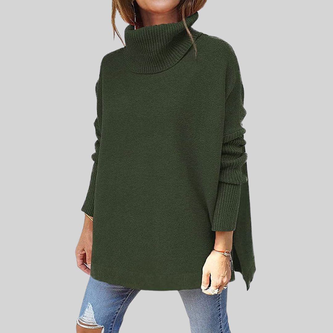 ANNELISE I Oversized Roll Neck Jumper