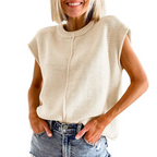 MAISIE™ - Casual Minimalist Crewneck Sleeveless Top