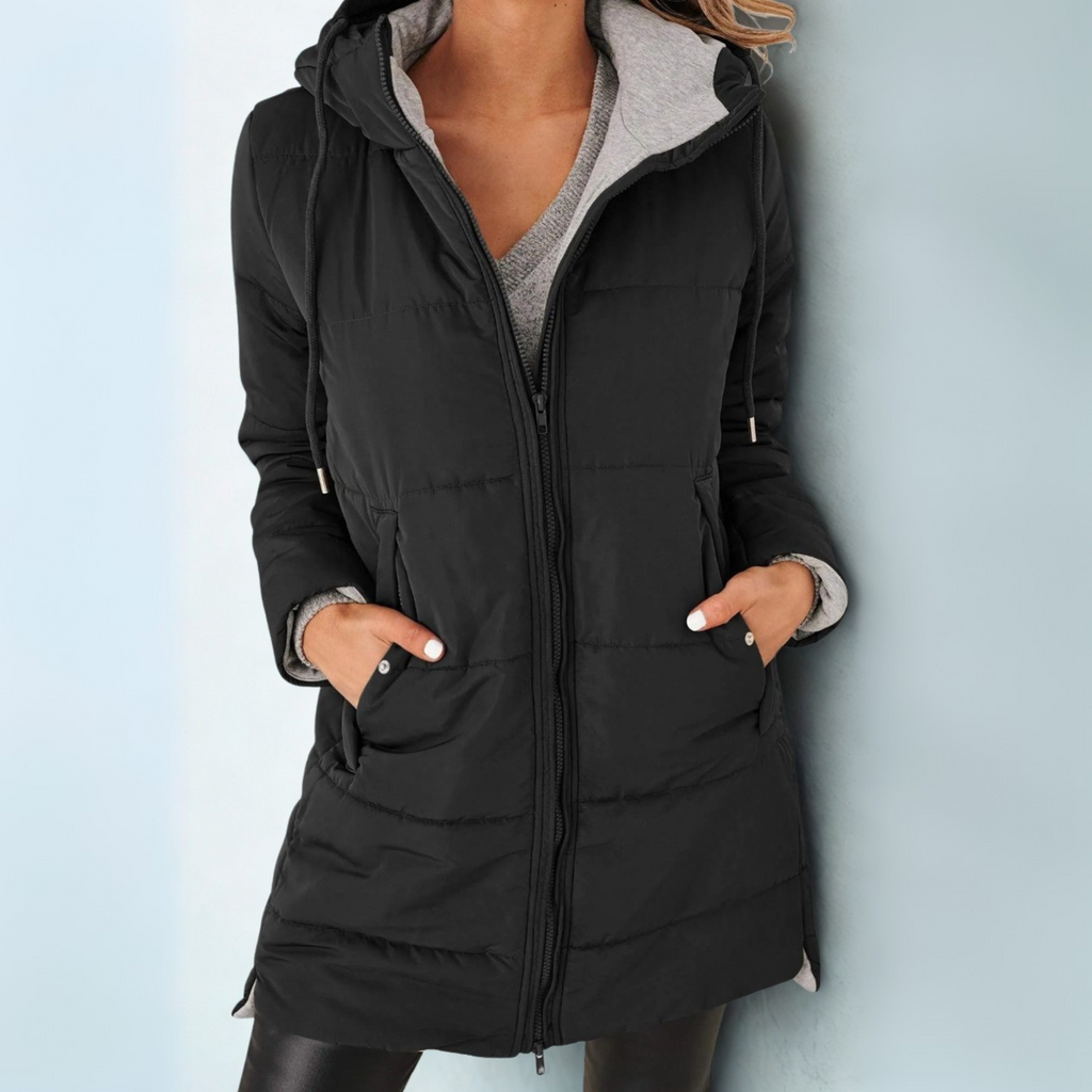 Karina | Lightweight Winter Down Jacket with Hood