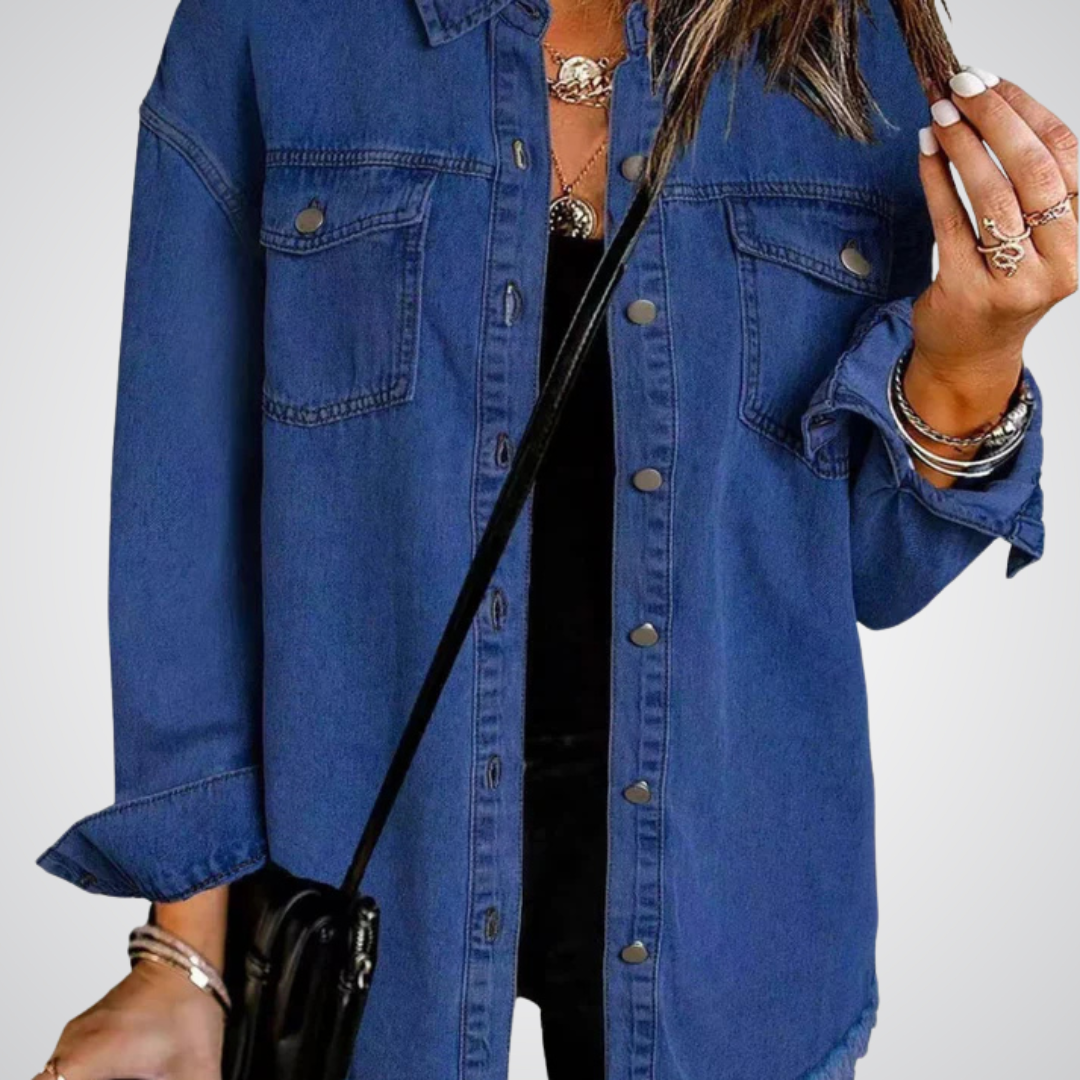 Mathilde™ – Classic Denim Jacket for Everyday