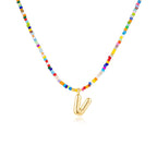 MACY™ - Colorful Bubble Letter Necklace