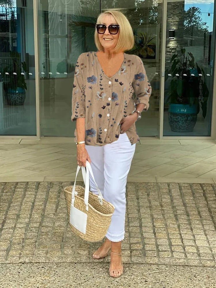 RAYA™ - Floral Charm Everyday Blouse