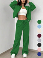 PALOMA™ – Cozy Streetwear Zip Jacket and Pants Set