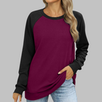 LHANTEL™ - Casual Round Neck Long Sleeve Sweatshirt