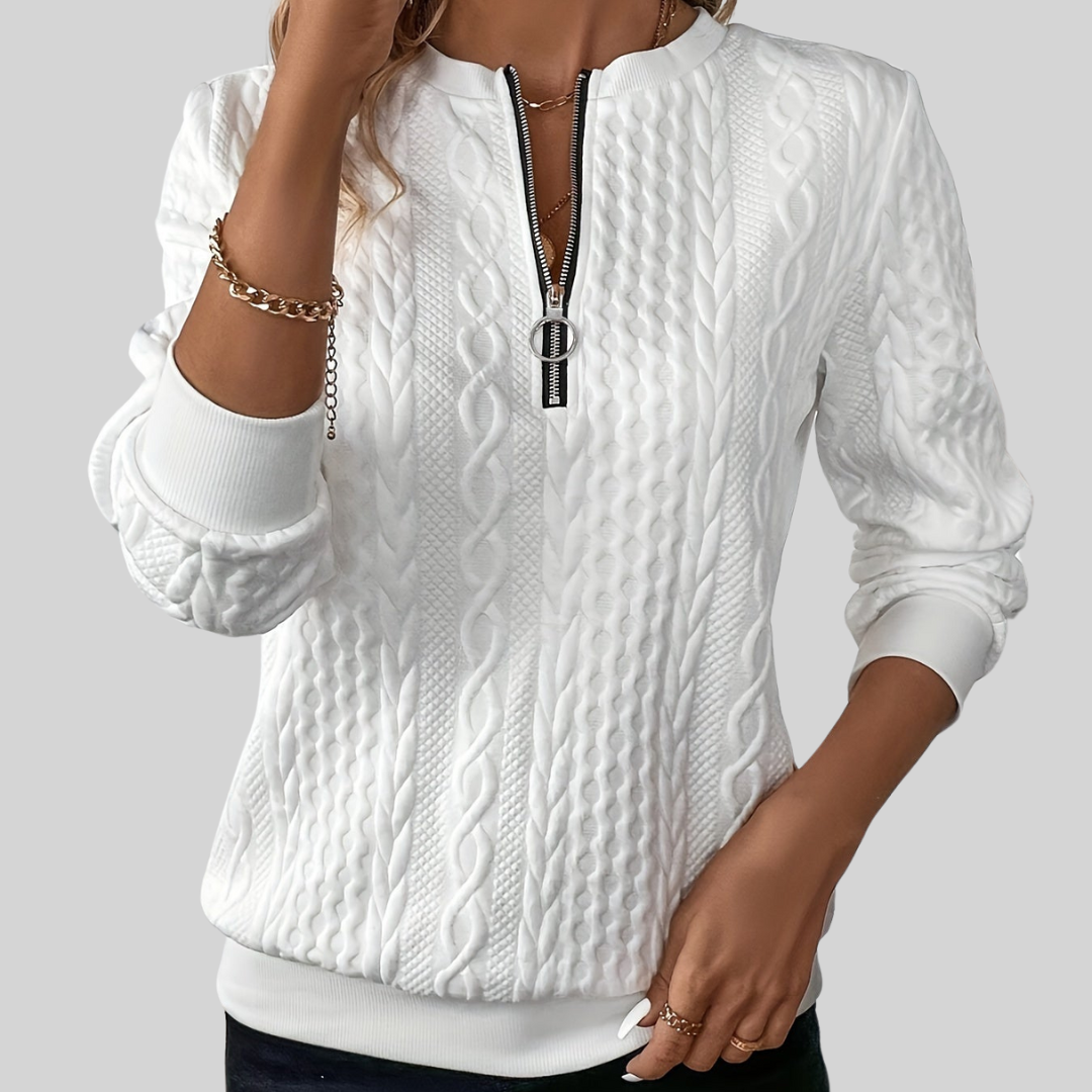 LUCIA I Zip-Up Jumper