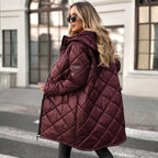 Anna | Quilted Winter Coat with Hood