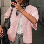 VISAIA™ – Lightweight Short Sleeve Button Down Cardigan