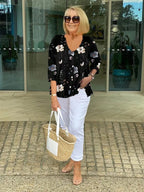 RAYA™ - Floral Charm Everyday Blouse