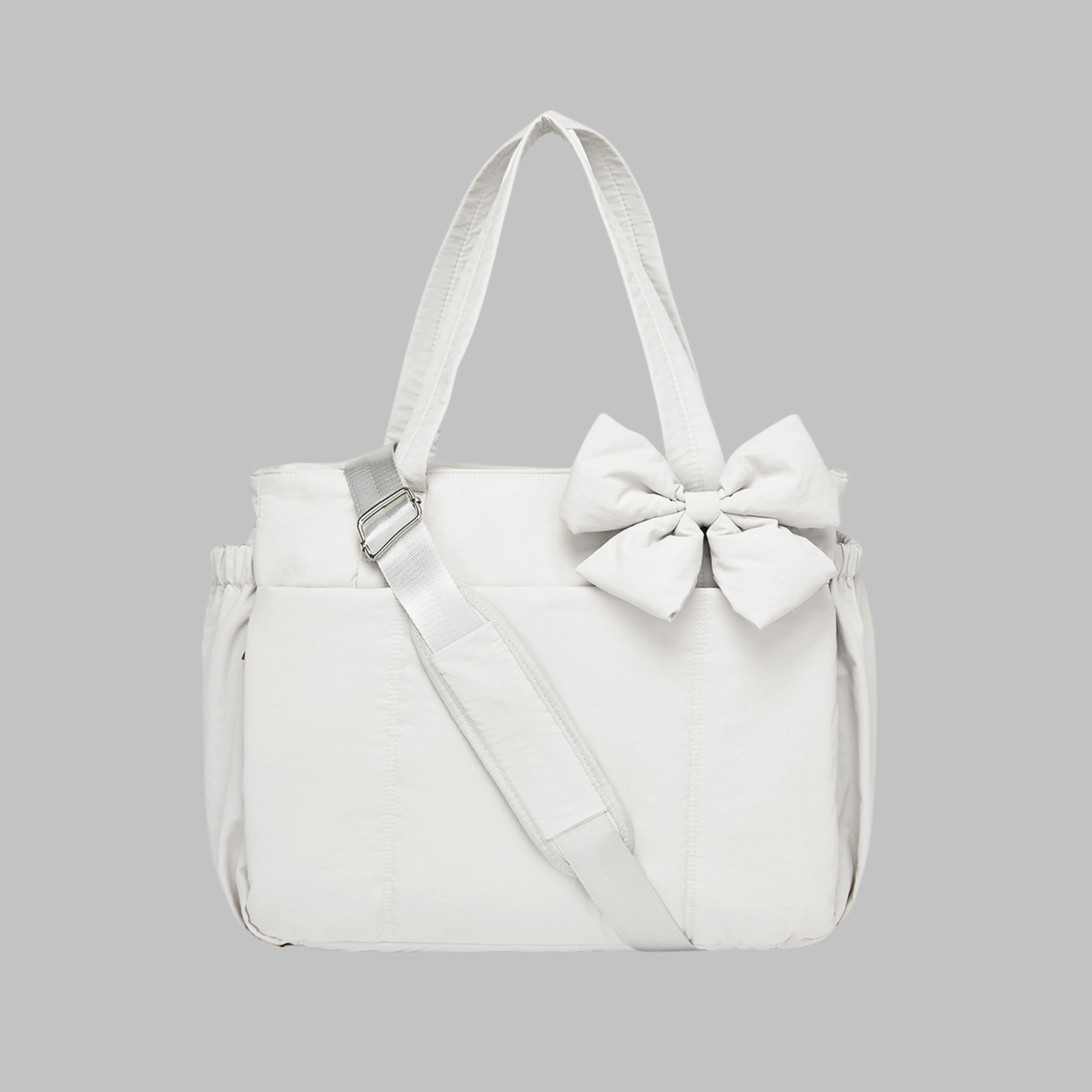 LEILANI™ - Chic Bow Laptop Friendly Puffy Handbag